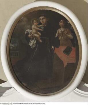 Der heilige Antonius von Padua mit Engel