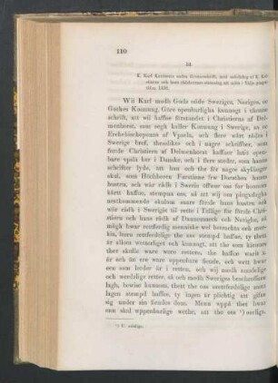 54. [K. Karls andra försvarsskrift, med anledning af K. Kristierns stämning.]