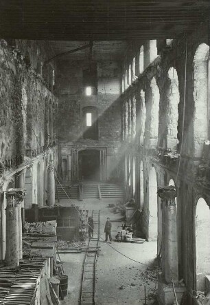 Dresden. Japanisches Palais. Nordostflügel, Zustand 1950