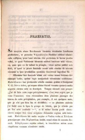 Vãjasaneya-Sanhitae specimen cum commentario primus, Particula Posterior