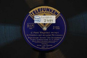 Mariä Wiegenlied / Max Reger