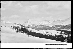 Arosa, Blick gegen Langwies