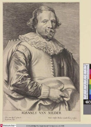 Ioannes van Milder [Porträt des Joannes van Mildert; Jan van Mildert; Portret van Johannes van Mildert]