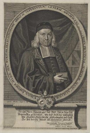 Bildnis des Iohann Barthol. Haage