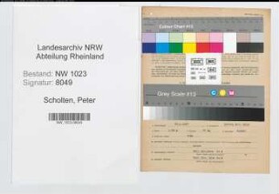 Entnazifizierung Peter Scholten , geb. 28.04.1897 (Landwirt)