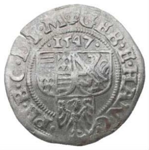 Fundmünze, Spitzgroschen, 1547