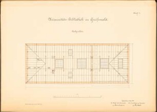 Universität Greifswald Bibliothek: Grundriss DG 1:100
