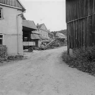 Werda. Jahnsmühle (Ersterwähnung 1224, bezeichnet 1802). Hofansicht