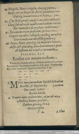 Psalmus XLV. Eructat cor meum verbum