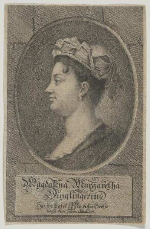 Bildnis der Magdalena Margarethe Dinglingerin