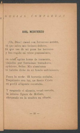 Del misterio