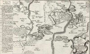 Plan der Aktion zwischen Preußen und Österreichern bei Maxen 10. und 21. November 1759