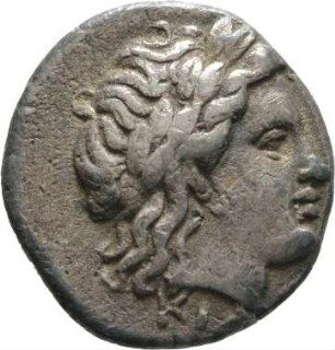 Münze, 1/2 Drachme (Hemidrachme), 4.Jhd. v. Chr.