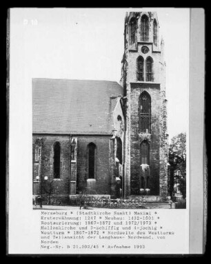 Stadtkirche Sankt Maximi — Westturm