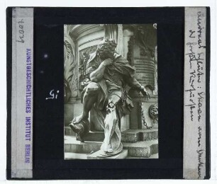 Berlin, Schlüter, Reiterstandbild des Großen Kurfürsten : Detail, Sklave