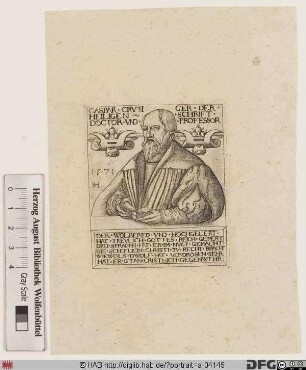 Bildnis Caspar Cruciger (eig. Creutzi(n)ger)