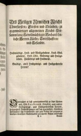 A2r-B1v, Des Heiligen Roemischen Reichs Churfuersten, ...
