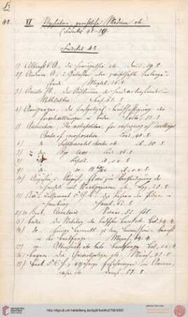 VI. Psychiatrie, gerichtl. Medicin, Nationaloekonomie