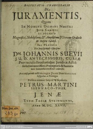 De iuramentis
