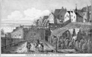 Warschau (Varsovie) - Königliches Schloss am Ufer der Weichsel - Straßenansicht