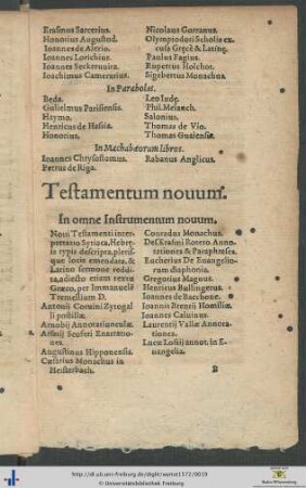 Testamentum novum