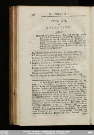Epist. XVI. ad Quinctium.