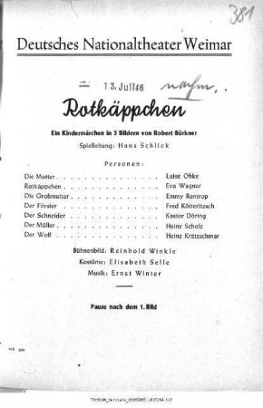 Rotkäppchen