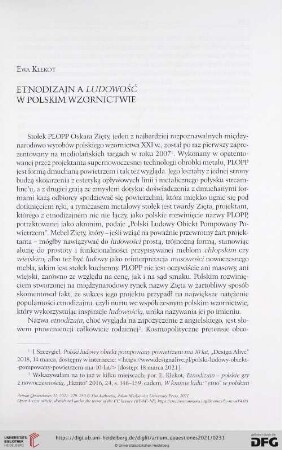 32: Etnodizajn a ludowość w polskim wzornictwie