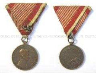 Ehren-Denkmünze für Tapferkeit in Bronze, Doppelmonarchie Österreich-Ungarn