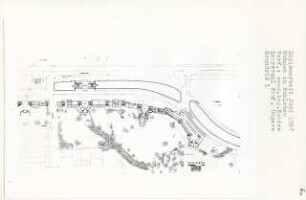 Wohnen in Ruhleben, Berlin-Ruhleben (Diplomarbeit bei Oswald Mathias Ungers): Grundriss 1, 1:500