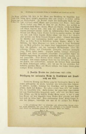 2. Deutsche Periode des Kaisertums 843-1250