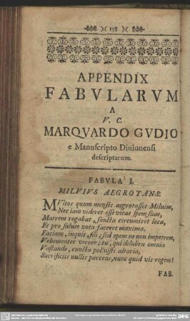 Appendix Fabularum