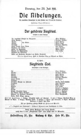 Die Nibelungen [Der gehörnte Siegfried]