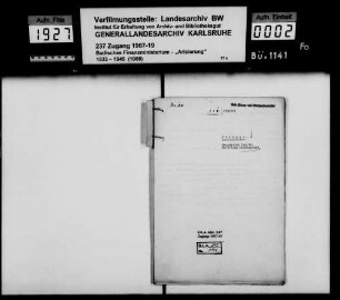 Mai, Johanna in Chicago Käufer: Alois Keßler, Holzarbeiter- Eheleute in Mingolsheim Lagerbuch-Nr. 98 Mingolsheim