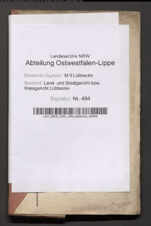 Erblasser: Gülker, Charlotte Louise, geb. Blase: