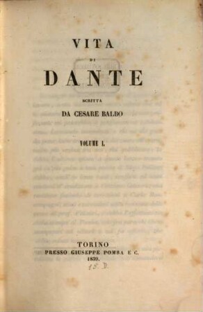 Vita di Dante. 1