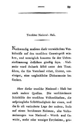 Teutscher National-Hass.