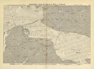 Karte: Taf 1. Geognostische Skizze der Gegend um Berlin von G. Berendt
