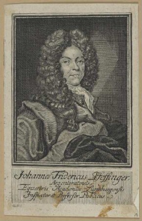Bildnis des Johannes Fridericus Pfeffinger