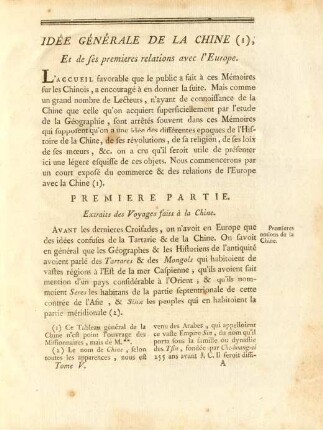 Idée générale de la Chine