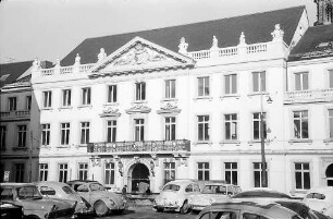 Freiburg i. Br.: Wiederhergestellte Fassade des Sickinger Palais
