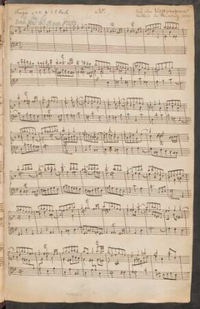 Fugen; cemb; e-Moll; BWV Anh. II 93