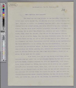 Brief an Paul Gangolf