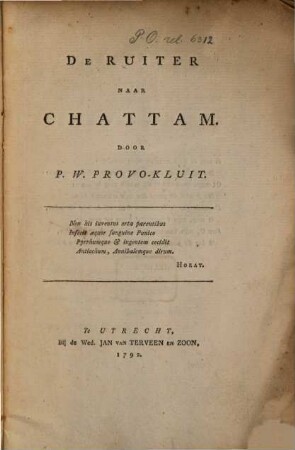 De Ruiter naar Chattam