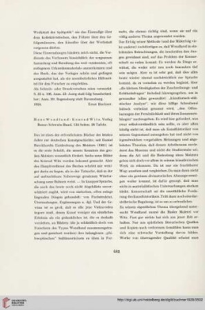Hans Wendland: Konrad Witz