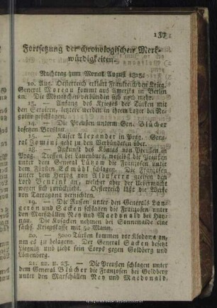 Fortsetzung der chronologischen Merkwürdigkeiten