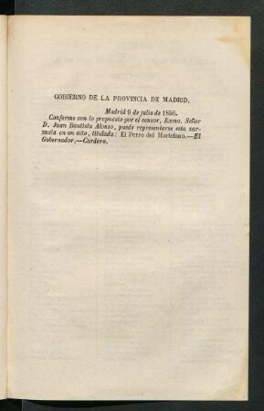 [Nota del censor de teatros]
