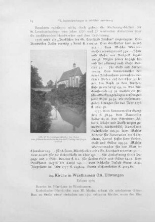 24. Kirche in Westhausen OA. Ellwangen