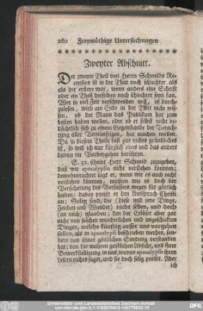 Zweyter Abschnitt.