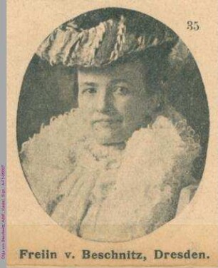 Porträt von Olga von Beschwitz